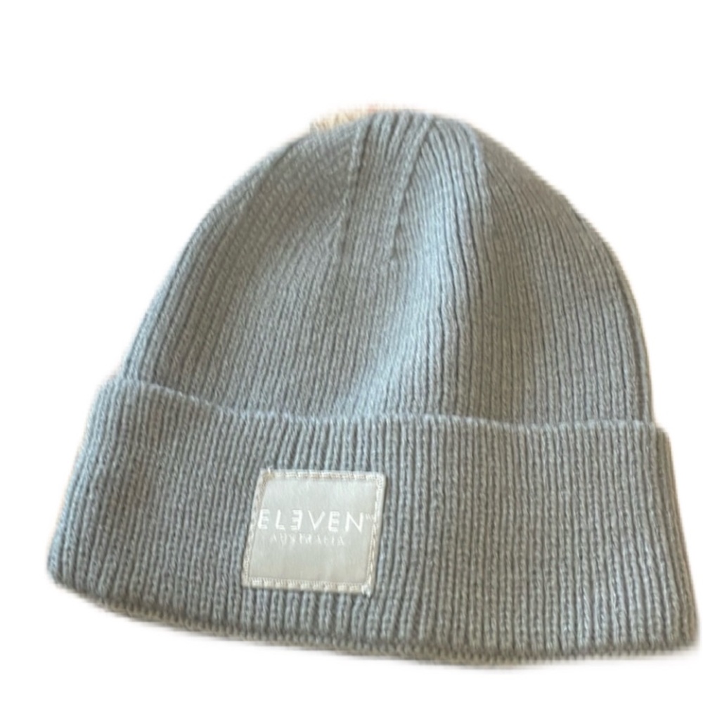 Eleven Australia gray beanie hat